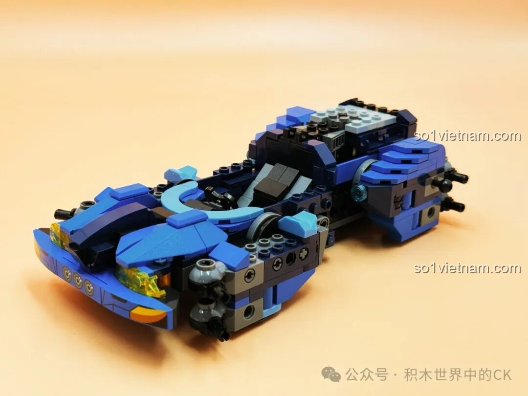 Lắp ráp phần đuôi xe của bộ Keeppley 81017 