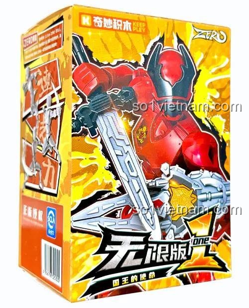 Hộp đồ chơi Siêu Chiến Đội ZERO Vô Hạn Phiên Bản 1: Nhiệm Vụ Của Vua Keeppley 82010 - Cạnh