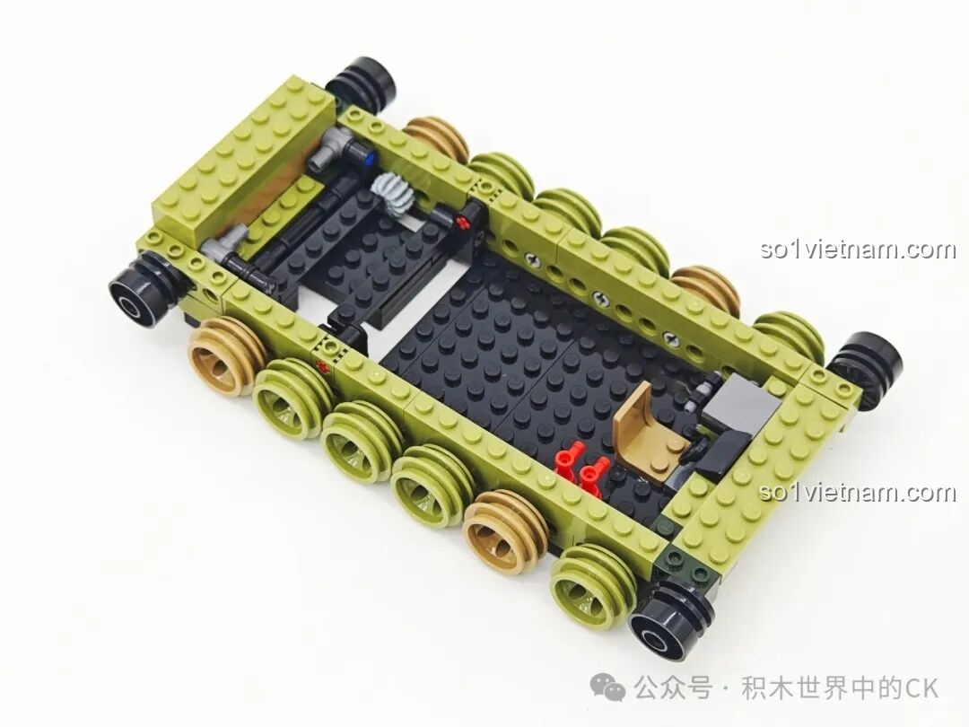 Quá trình lắp ráp khung gầm Xe tăng 99A Keeppley