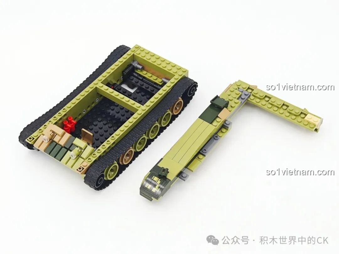Lắp bánh xích cho Xe tăng 99A Keeppley