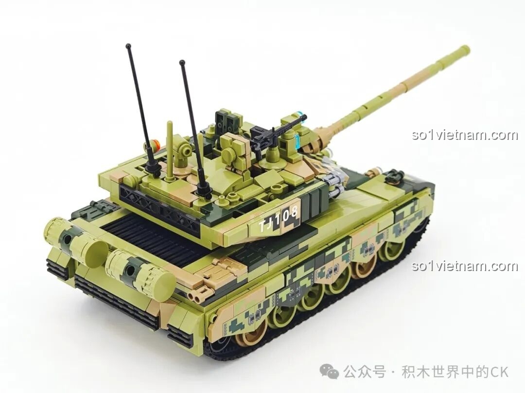 Cận cảnh chi tiết động cơ Xe tăng 99A Keeppley