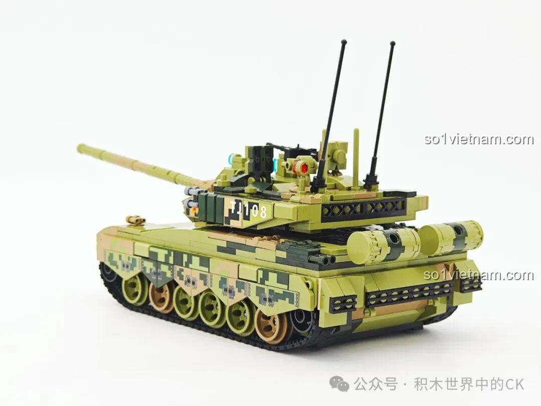Cận cảnh chi tiết tháp pháo Xe tăng 99A Keeppley