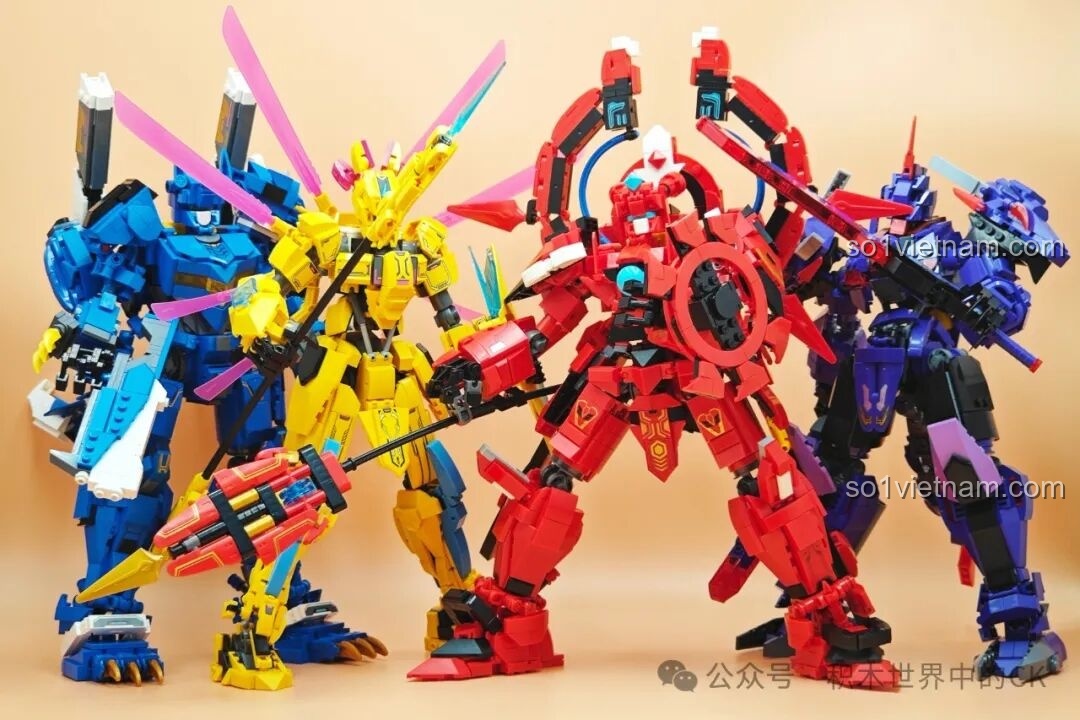 Tất cả các robot Keeppley trong series Ngân Hà Phong Thần Ký