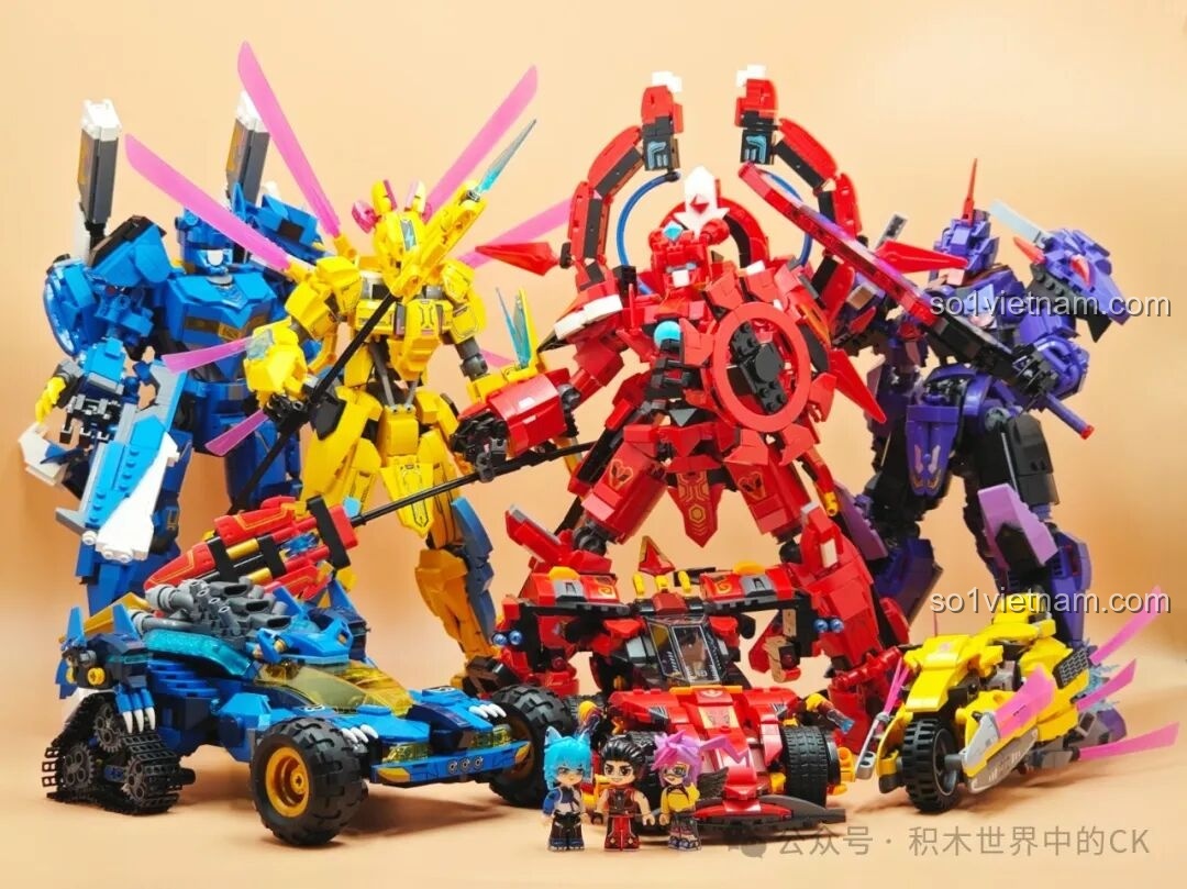 Tất cả các robot Keeppley trong series Ngân Hà Phong Thần Ký