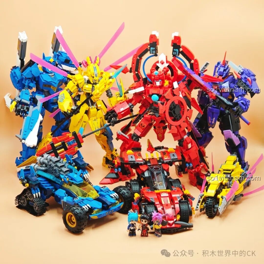 Tất cả các robot Keeppley trong series Ngân Hà Phong Thần Ký