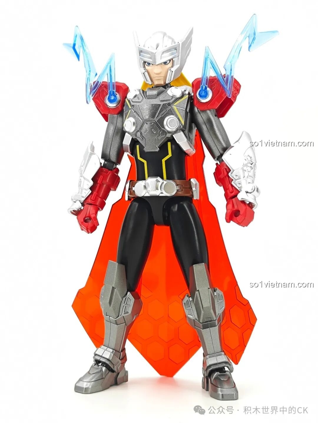 Chi tiết mô hình Captain America của Keeppley