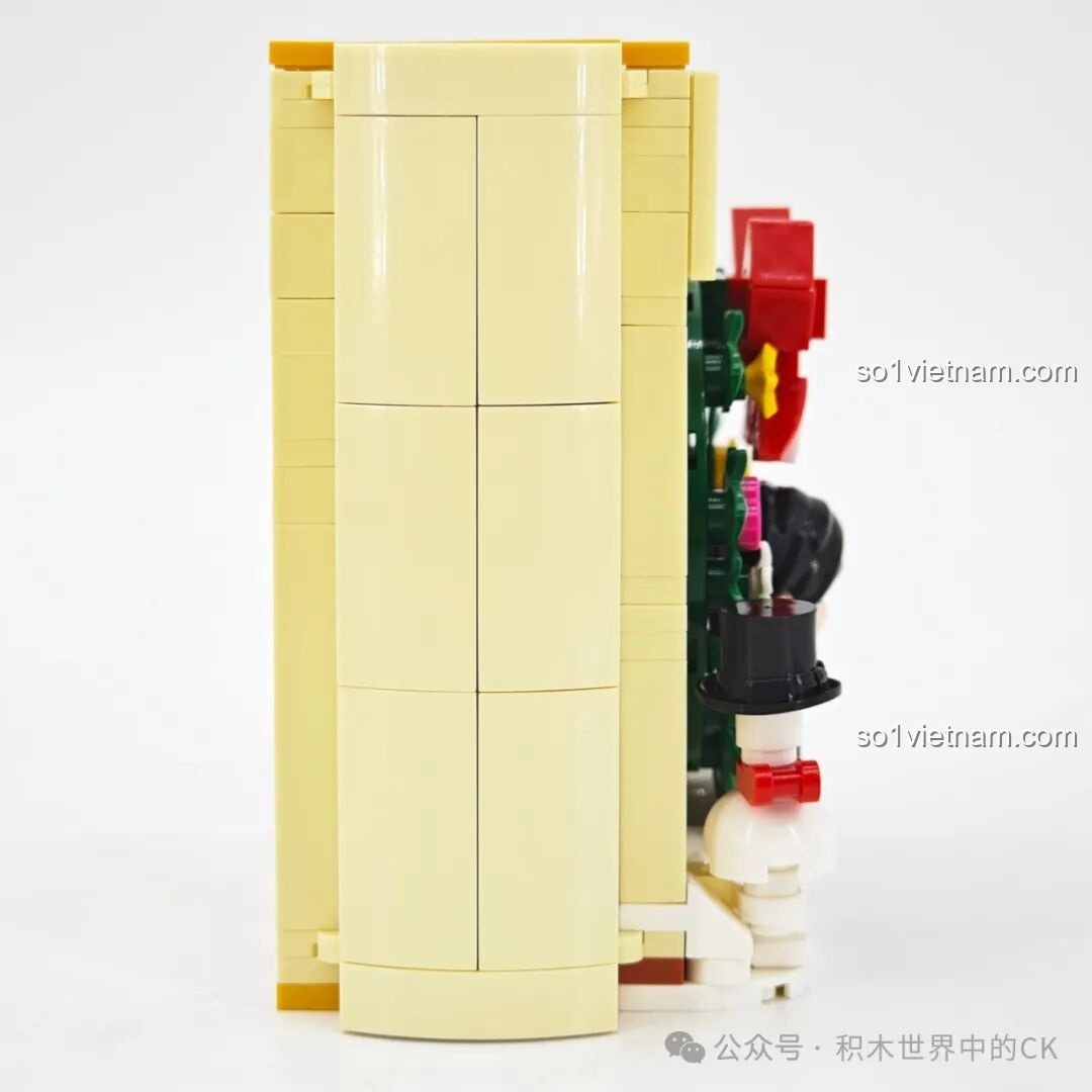 Chi tiết chậu cây trung tâm trong mô hình Chuyện Miền Tây Châu Đốc Keeppley