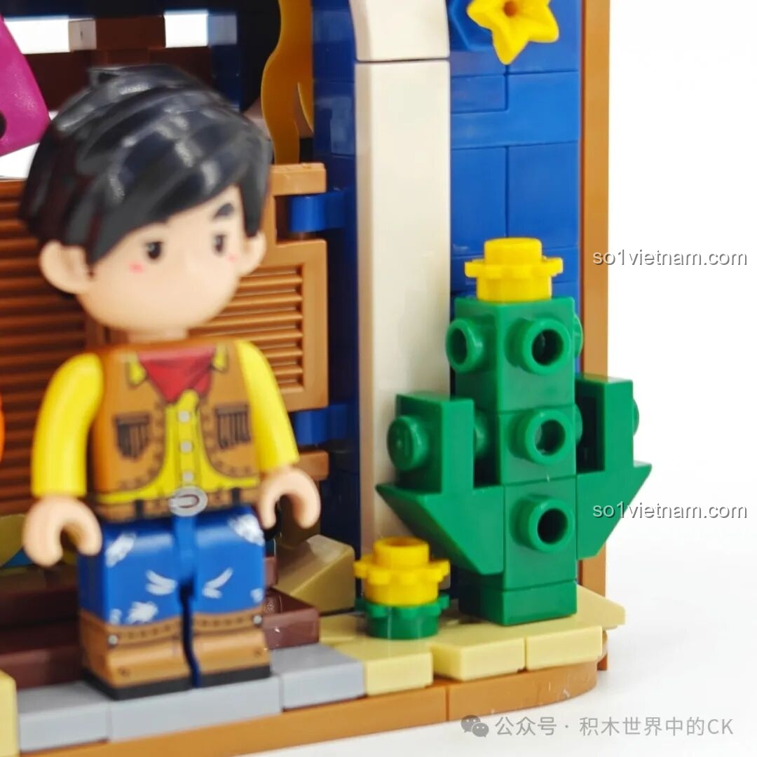 Chi tiết máy quay đĩa trong mô hình Chuyện Miền Tây Châu Đốc Keeppley