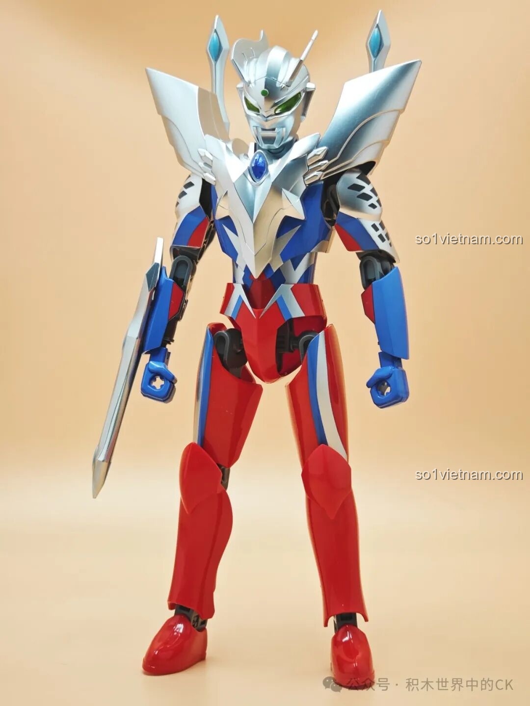 Các túi chứa chi tiết lắp ráp của bộ Dark Ultraman Keeppley