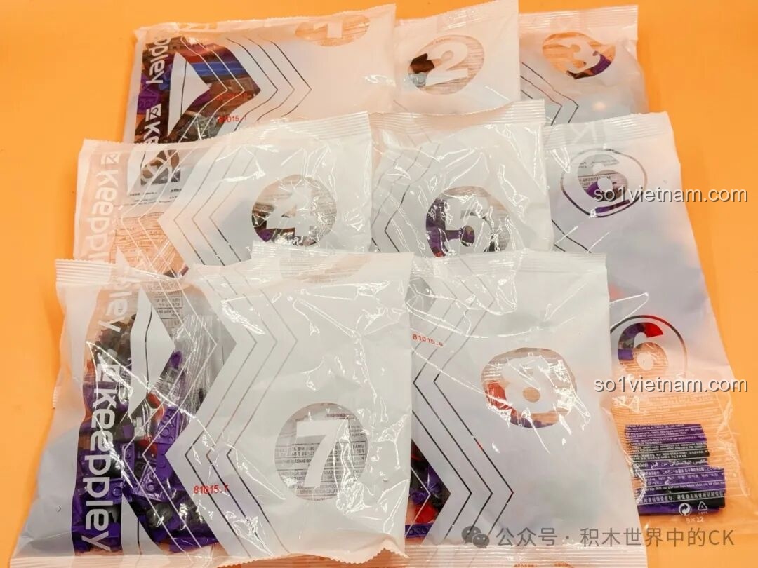 Quá trình lắp ráp Keeppley Hắc Long Cơ Thần - phần đầu