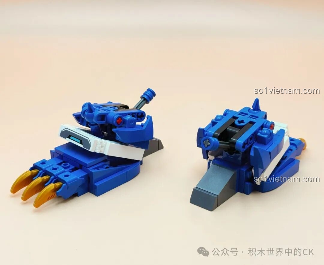 Chi tiết phần thân của Keeppley Hắc Long Cơ Thần