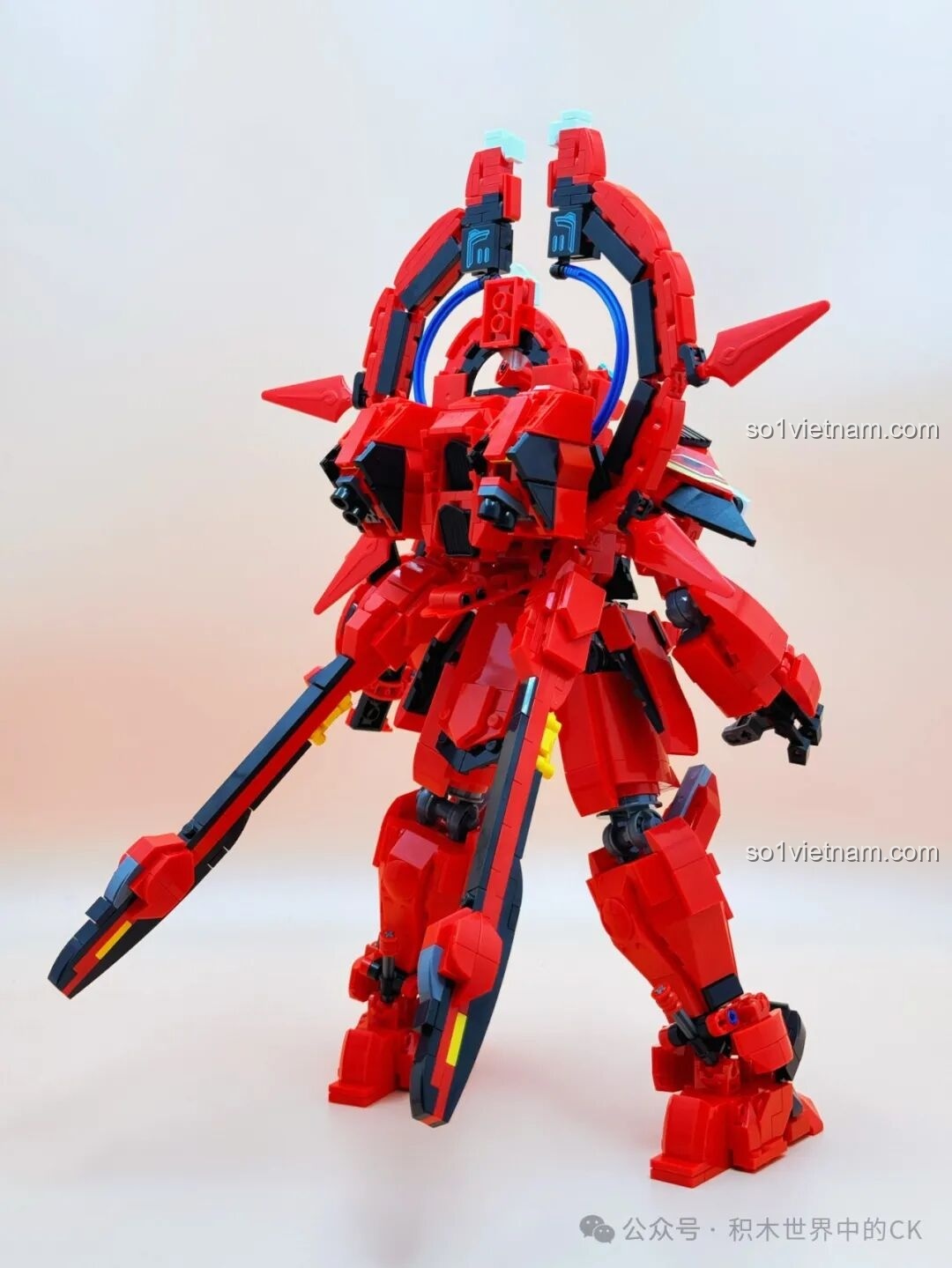 Chi tiết phần hông của Keeppley Hắc Long Cơ Thần