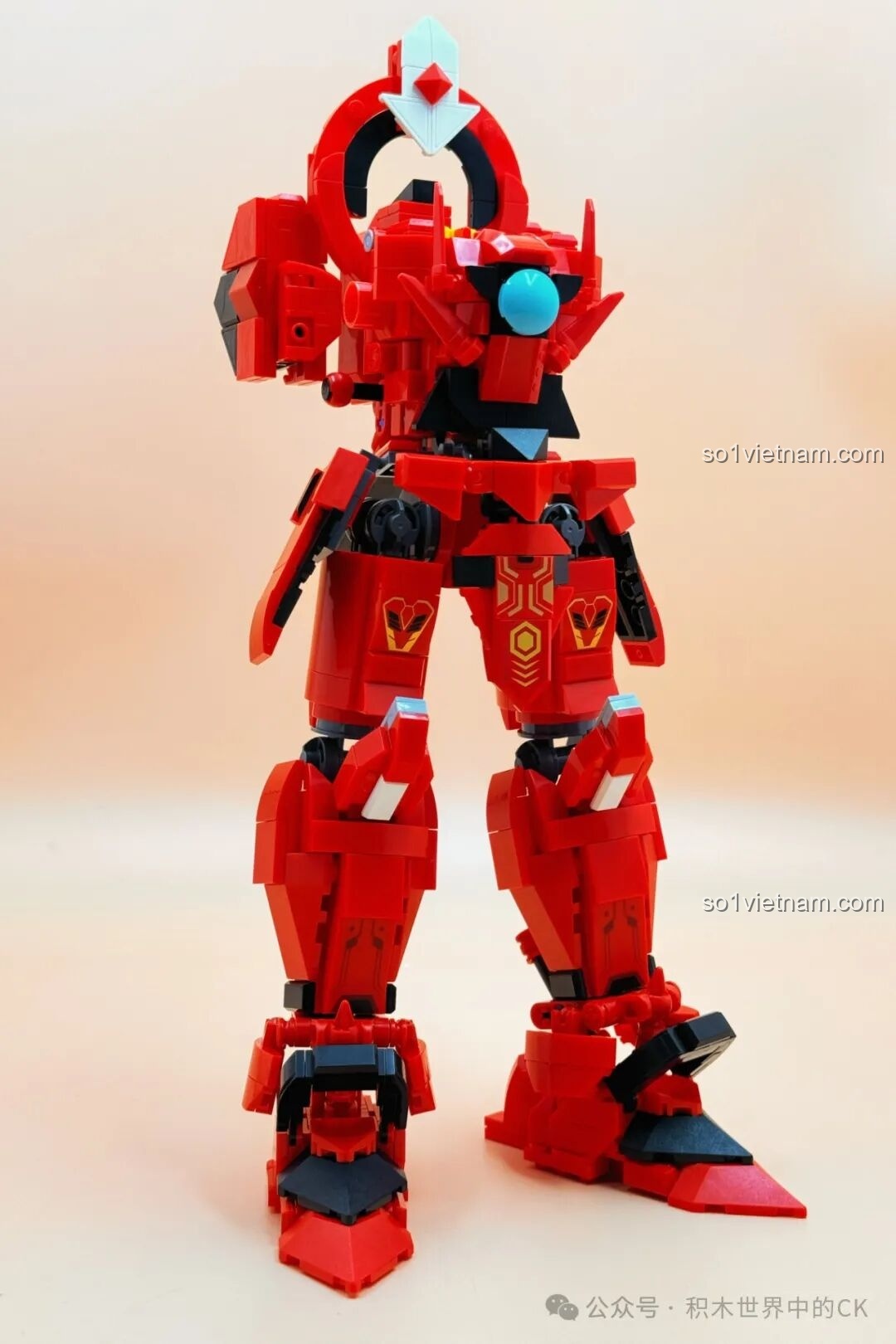 Thành phẩm Keeppley Hắc Long Cơ Thần 81015 - nhìn từ phía trước