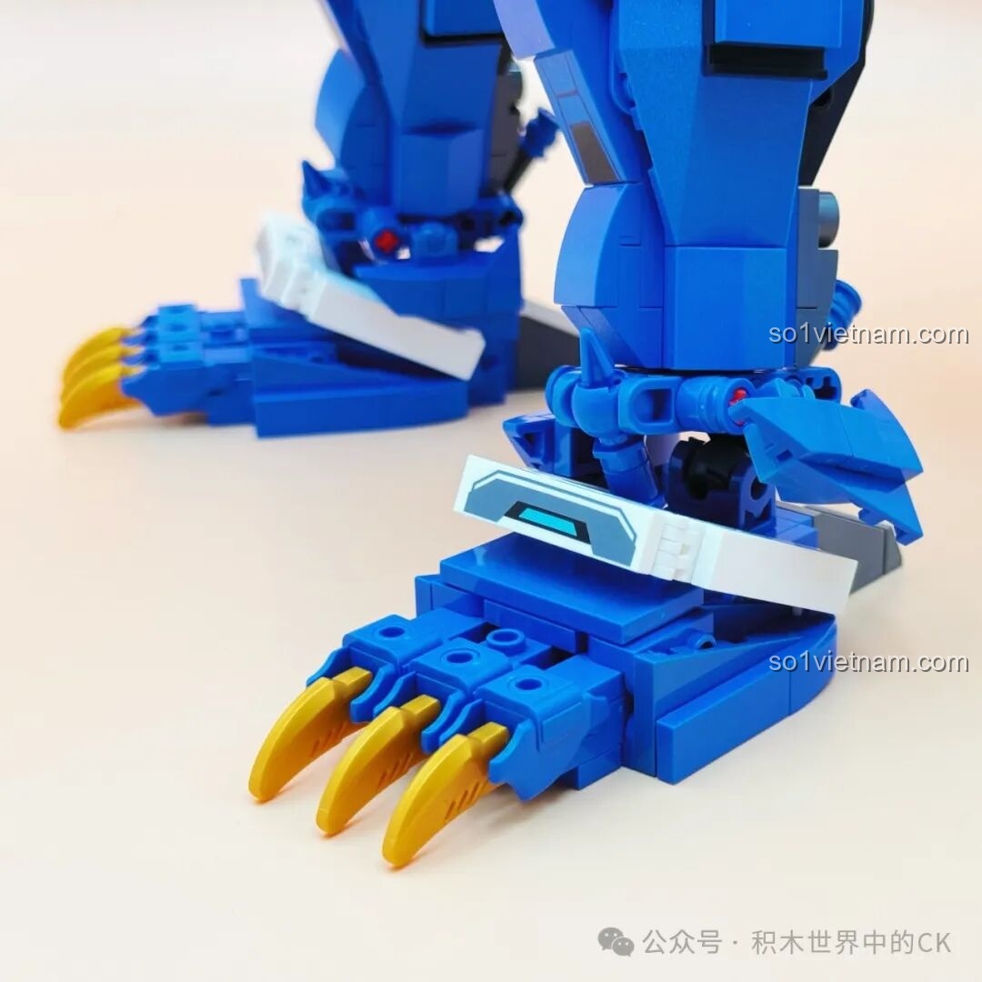 Chi tiết phần đầu của Keeppley Hỏa Liên Cơ Thần