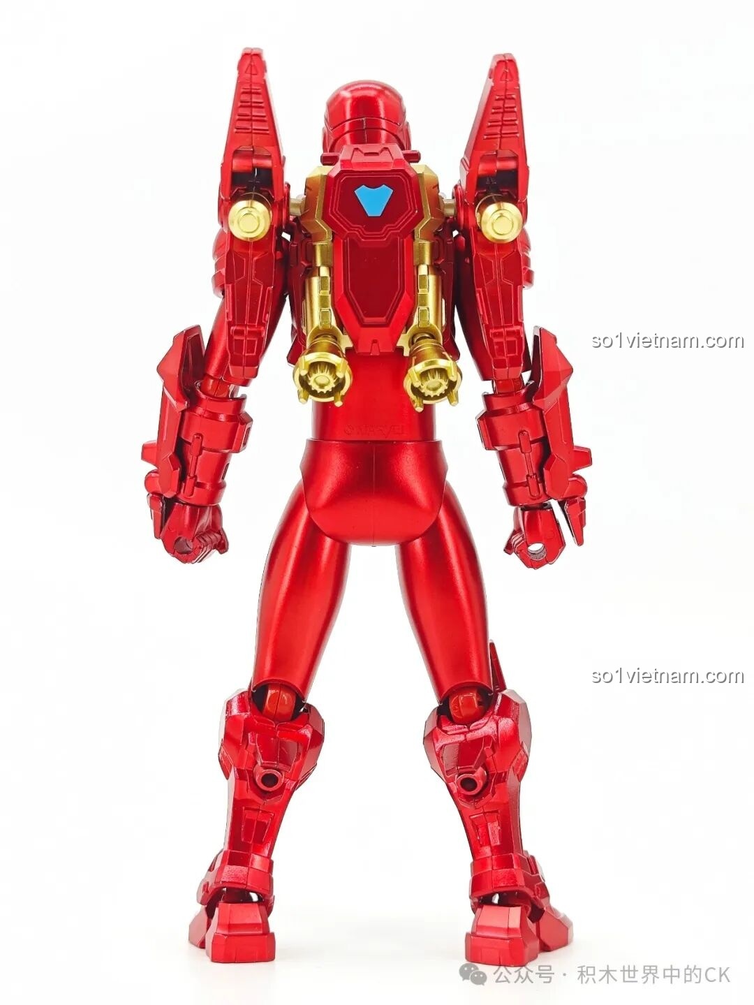 Mô hình Iron Man của Keeppley hoàn thiện, toàn thân