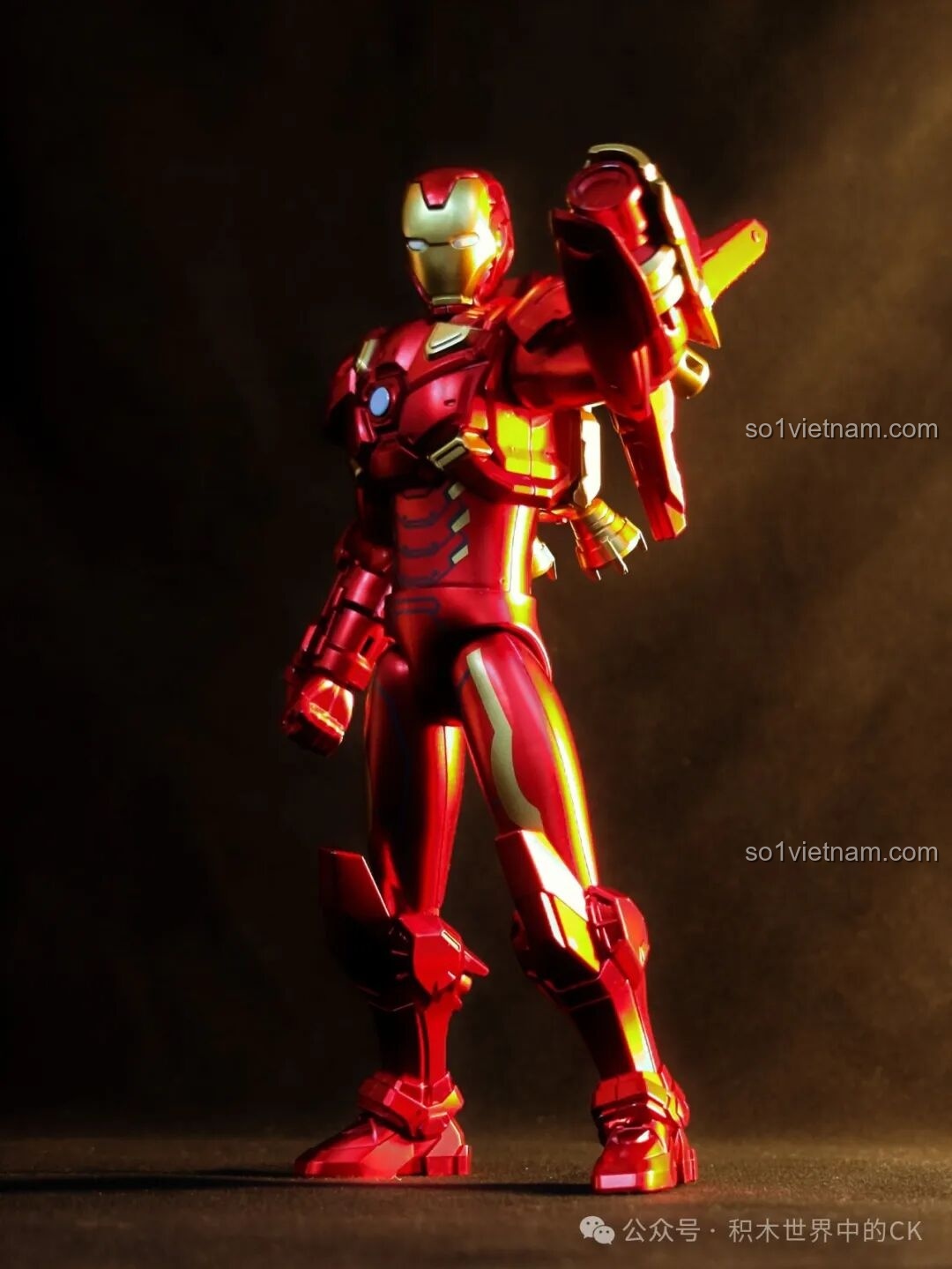 Sách hướng dẫn lắp ráp Iron Man của Keeppley