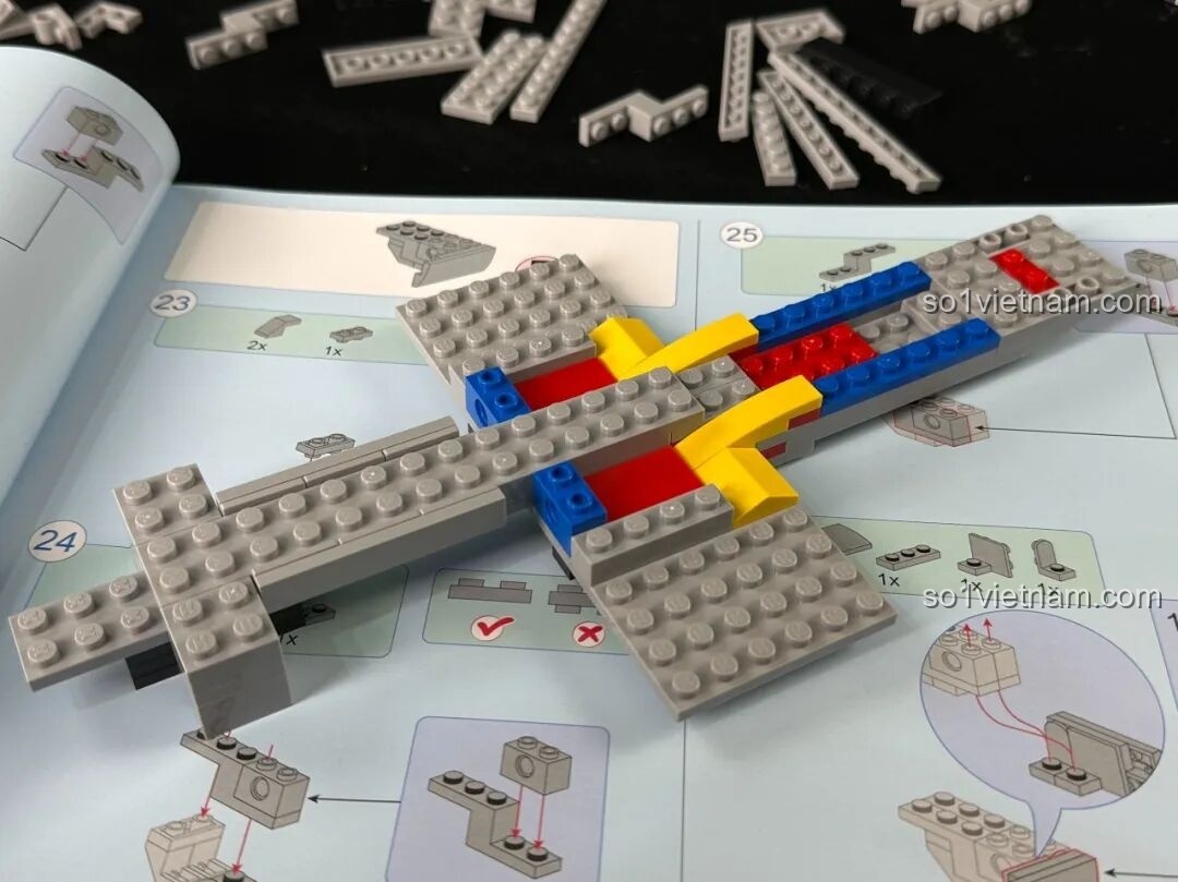 Chi tiết đuôi máy bay Keeppley J-15