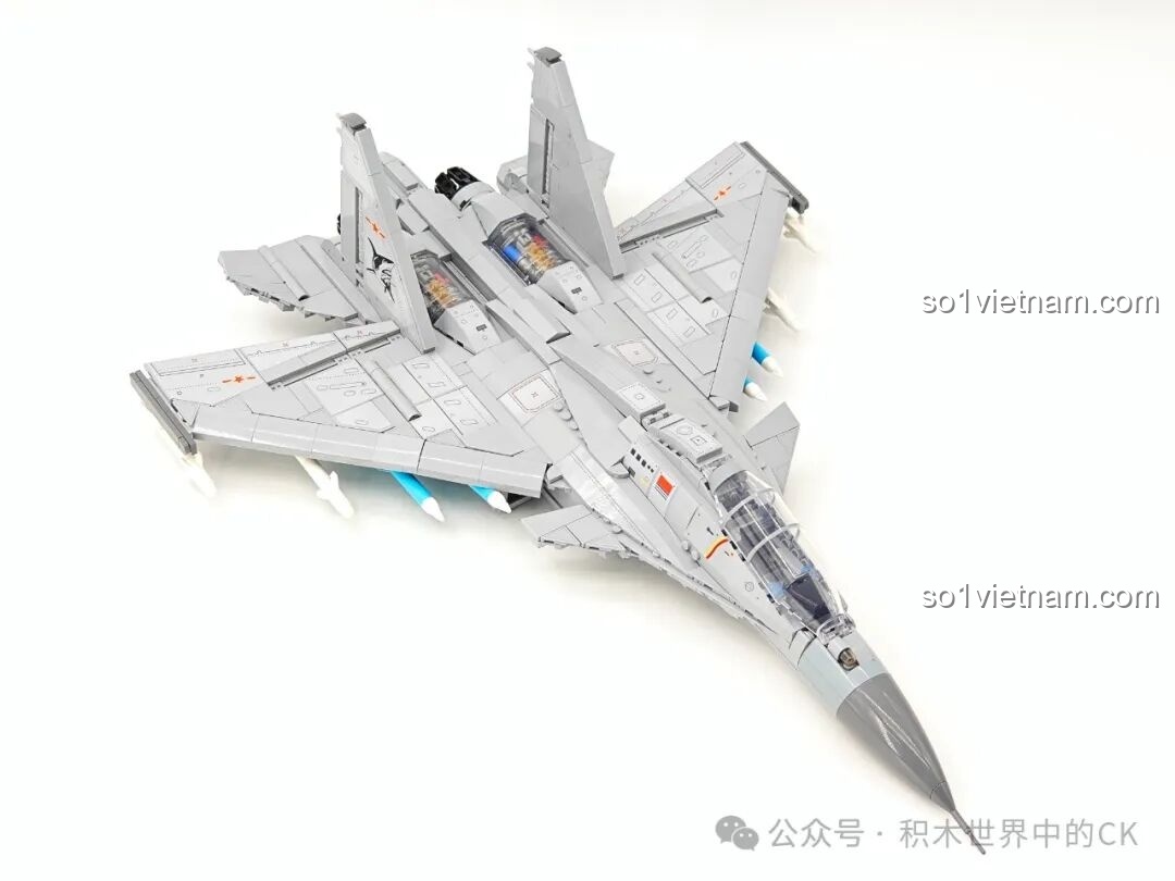 Quá trình lắp ráp bộ máy bay chiến đấu J-15 Keeppley