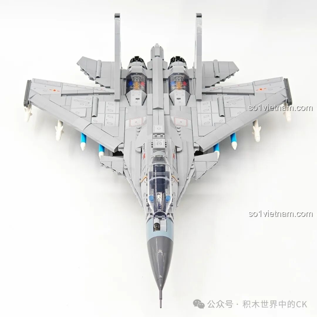 Quá trình lắp ráp bộ máy bay chiến đấu J-15 Keeppley