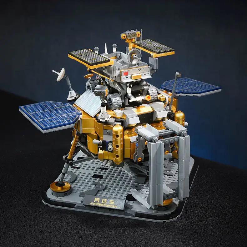 Bộ lắp ghép Xe thám hiểm Mặt Trăng Yutu-2 Keeppley K10224, mô hình tổng thể chân thực, giá tốt cho bé trai 6 tuổi khám phá vũ trụ