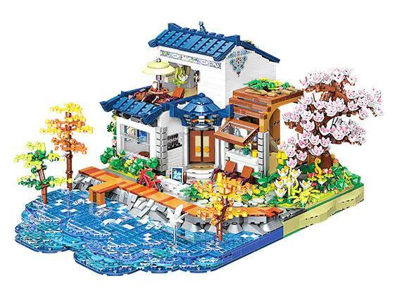 Mô hình Keeppley K18004 Kỳ Quan Đại Lý: Thượng Quan Hoa - Bộ lắp ghép kiến trúc cổ phong cảnh Trung Quốc, 3399 mảnh, 8 tuổi, có minifigures