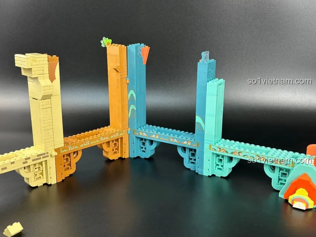 Hướng dẫn lắp ráp lạc đà trong bộ lắp ghép Keeppley K19906 Bình phong nghệ thuật Đôn Hoàng.