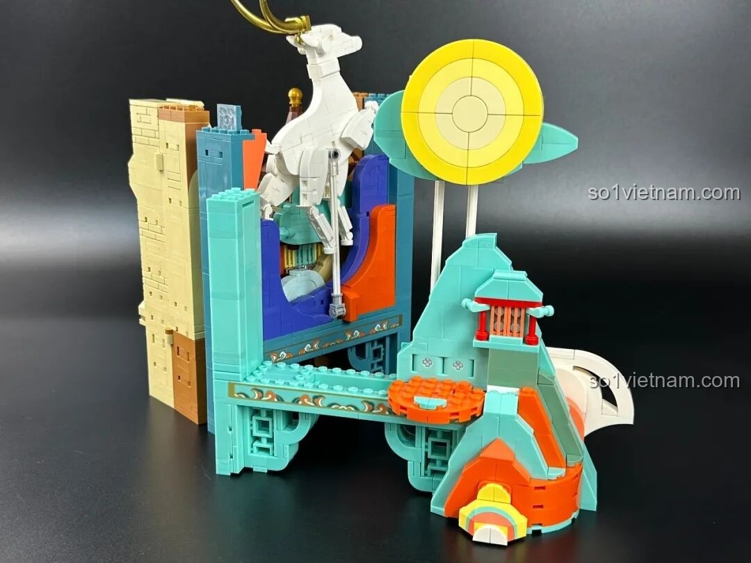 Hướng dẫn lắp ráp phần đế cho Phi Thiên Tiên Nữ bay lượn trong bộ Keeppley K19906.