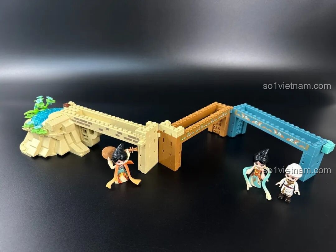 Quá trình lắp ráp Cửu Sắc Lộc, một biểu tượng quan trọng trong bộ Keeppley K19906.