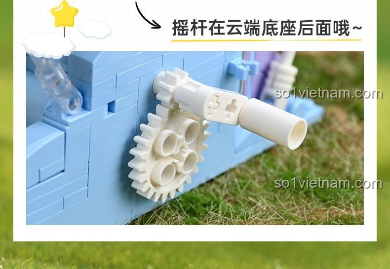 Chi tiết thiết kế Khinh khí cầu Poké Ball K20234 của Keeppley