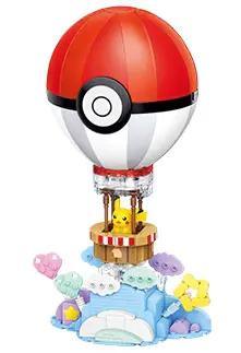 Mô hình Khinh khí cầu Poké Ball K20234 của Keeppley với nhân vật Pikachu, đồ chơi lắp ghép sáng tạo cho bé 6 tuổi