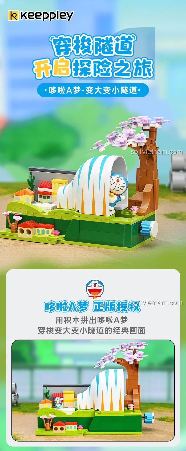 Mô hình Doraemon từ các góc nhìn Keeppley K20417