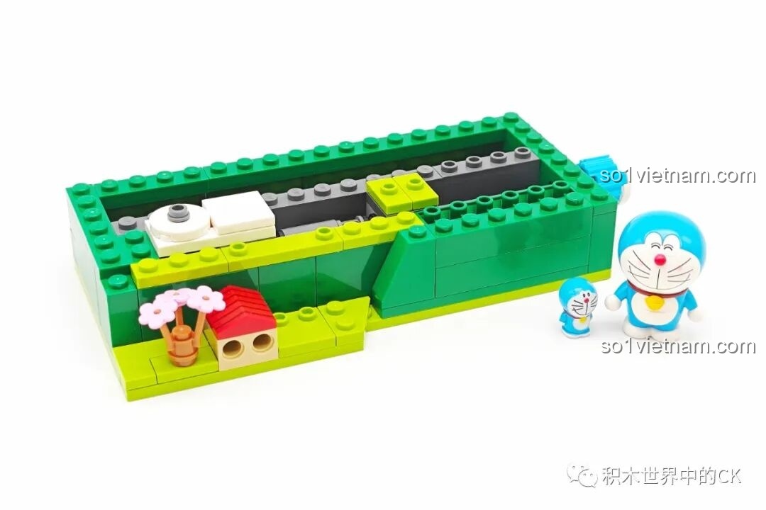 Quá trình lắp ráp Keeppley K20417 Doraemon bước 1