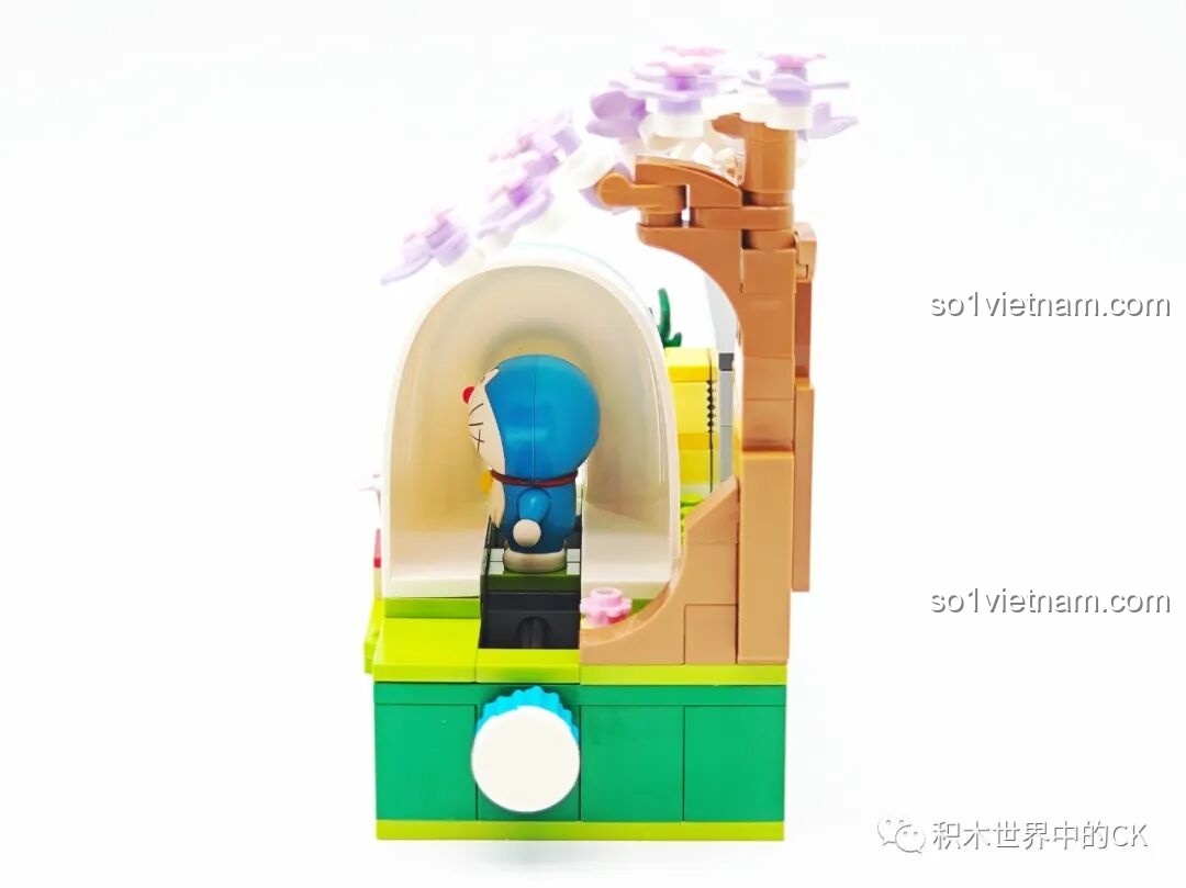 Thành phẩm Keeppley K20417 Doraemon Đường hầm Phóng to Thu nhỏ có Doraemon nhỏ trong đường hầm