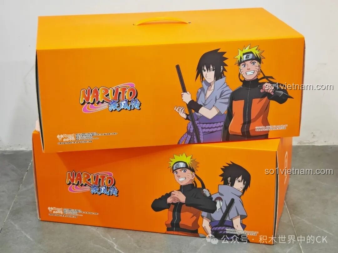 Hai hộp bộ lắp ráp Keeppley K20527 Naruto Thung Lũng Cuối Cùng xếp chồng