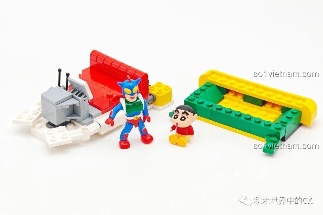 Minifigure Shin-chan trong bộ Keeppley K20617