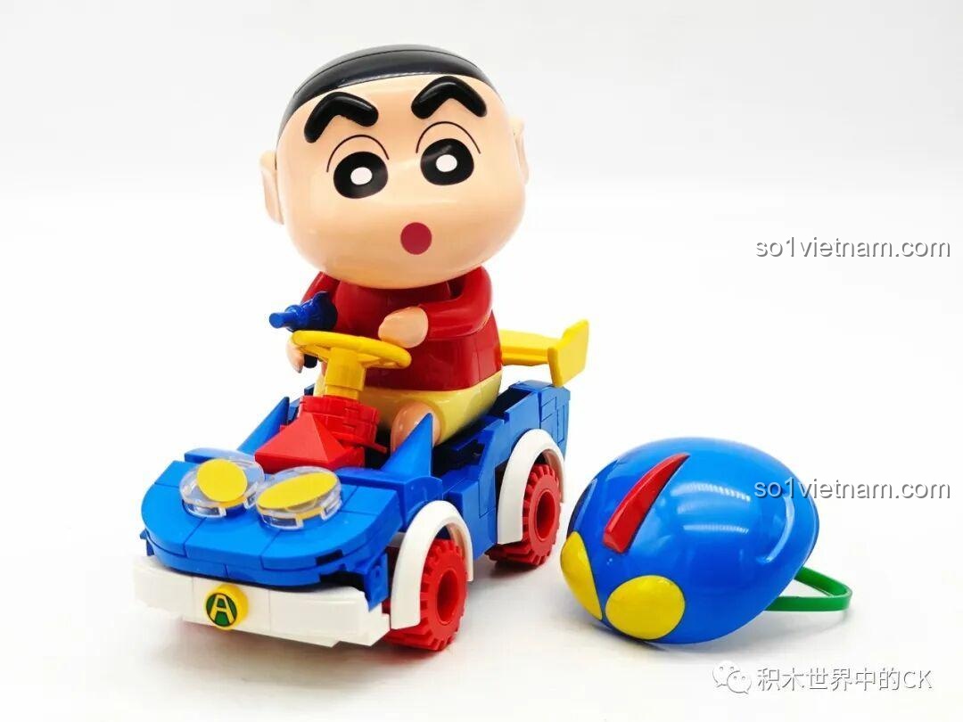 Mô hình xe Action Kamen Keeppley K20617 với các chi tiết kính chắn