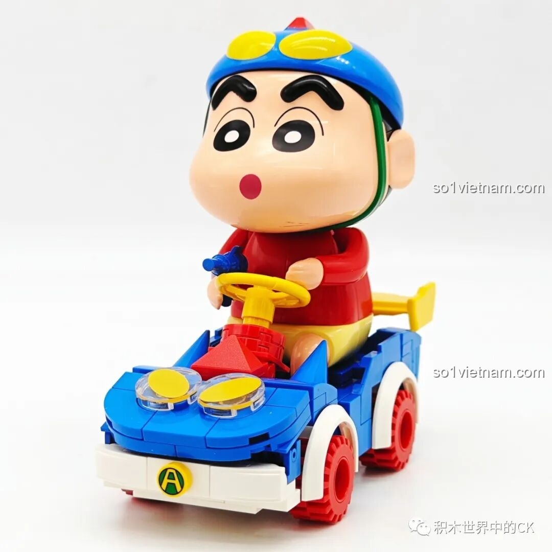 Mô hình Keeppley K20617 Xe Động cảm siêu nhân cùng Shin-chan và Động cảm siêu nhân