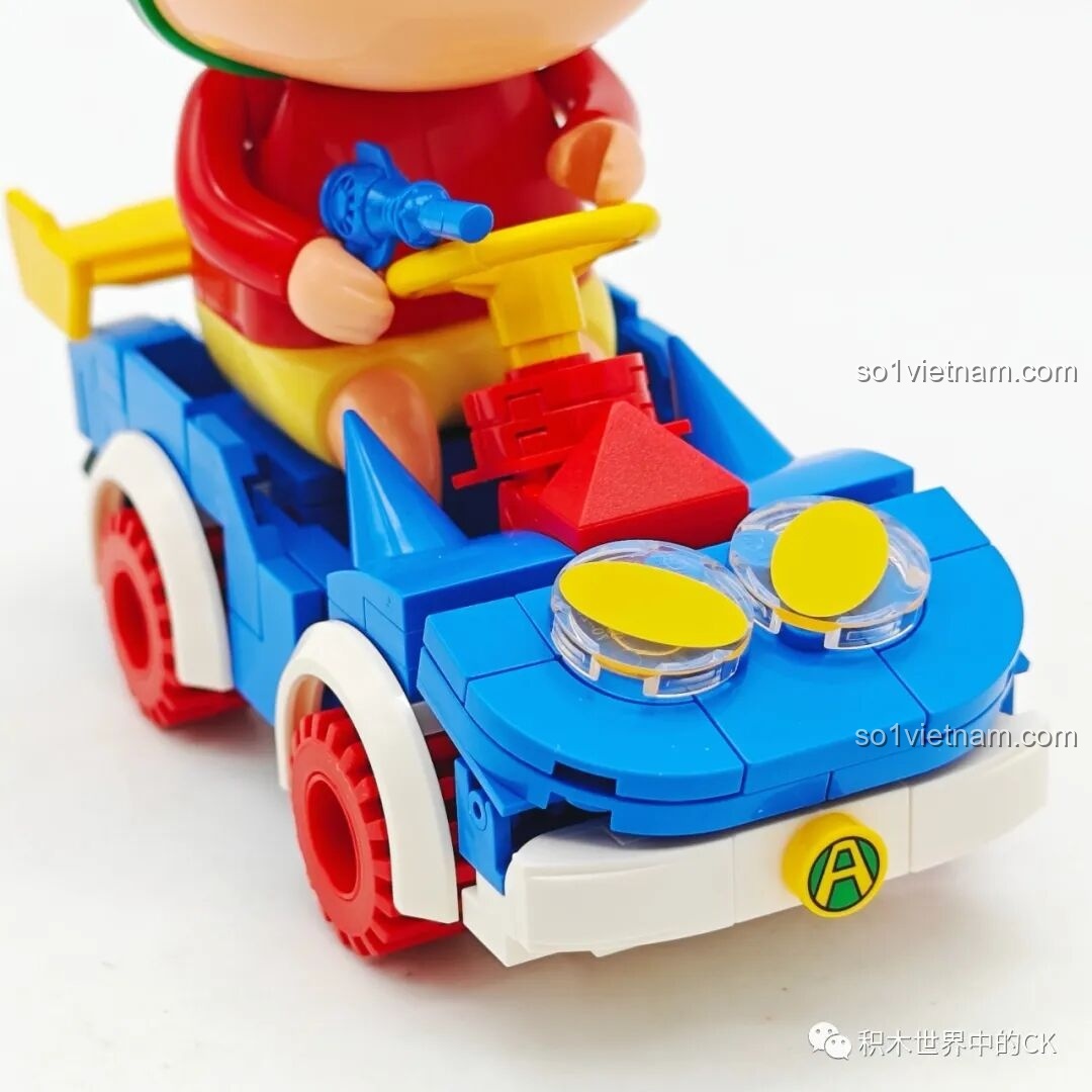 Cạnh bên hộp ba bộ lắp ráp Keeppley K20618, K20619, K20620 phiên bản Shin-chan