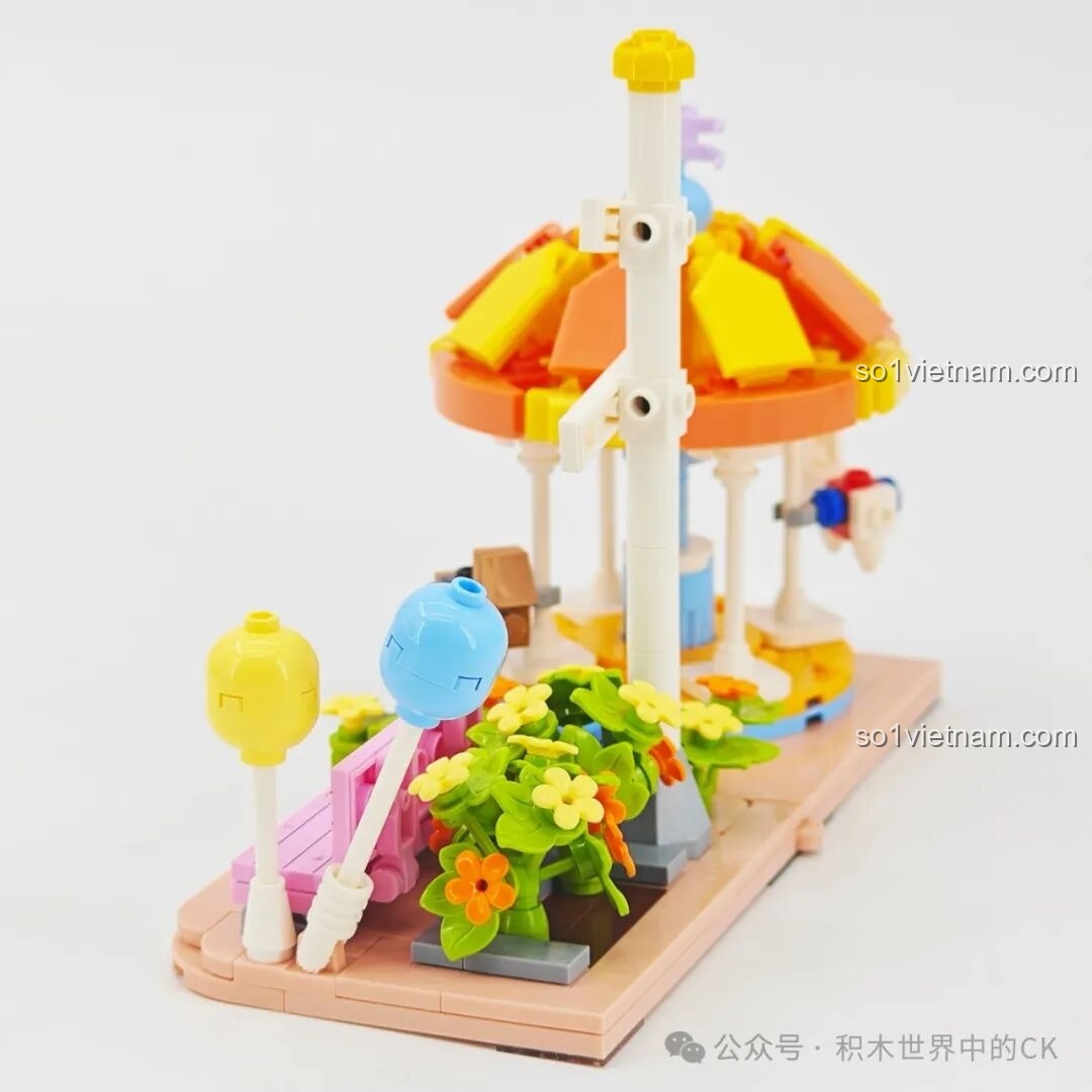 Thành phẩm bộ lắp ráp Keeppley K20622 Khu vui chơi Crayon Shin-chan