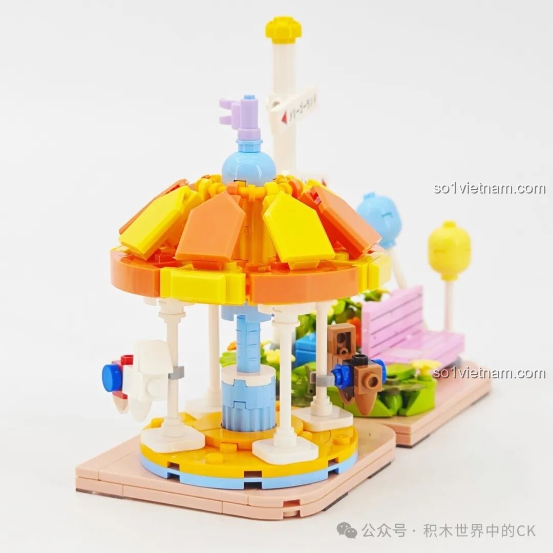 Thành phẩm bộ lắp ráp Keeppley K20622 Khu vui chơi Crayon Shin-chan