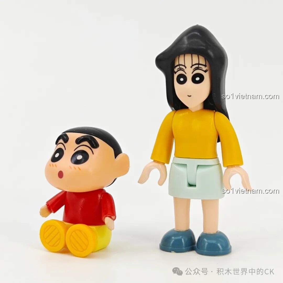 Nhân vật Shin-chan và Nanako của bộ Keeppley K20622 Khu vui chơi Crayon Shin-chan