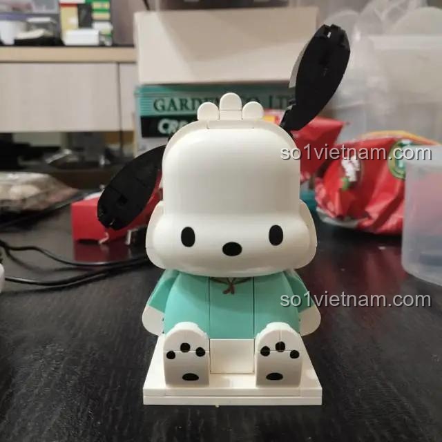 Ảnh review thực tế từ khách hàng đã mua bộ đồ chơi mô hình Pochacco Sanrio Keeppley 20819.