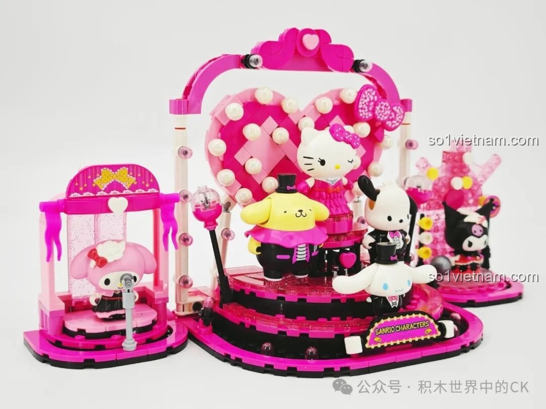 Chi tiết sân khấu bộ K20850 Keeppley Sanrio Broadway