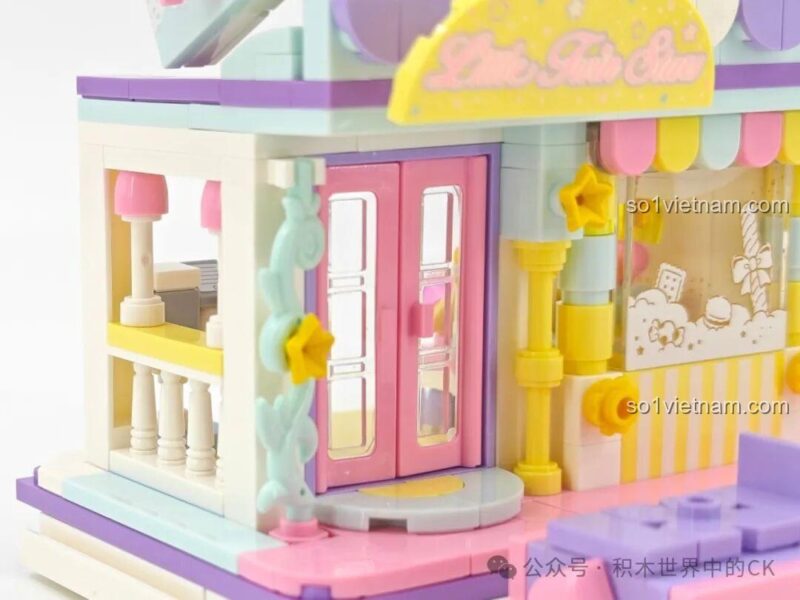 Chi tiết Bộ Lắp Ghép Little Twin Stars - Ngôi Nhà Quà Tặng Keeppley K20851