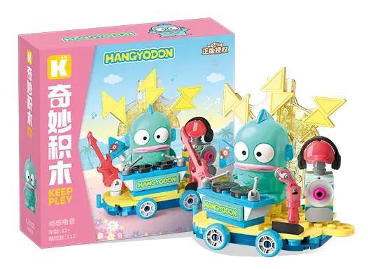 Hộp bộ đồ chơi Hangyodon Keeppley K20855 Sanrio Xe hoa điện tử, đồ chơi lắp ghép cho con gái 12 tuổi, giá tốt.