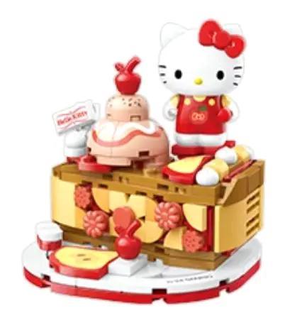 Bộ lắp ghép Keeppley K20859 Hello Kitty Bánh Táo Ngọt Ngào, mô hình Hello Kitty dễ thương cho bé gái 6 tuổi, đồ chơi xếp hình sáng tạo