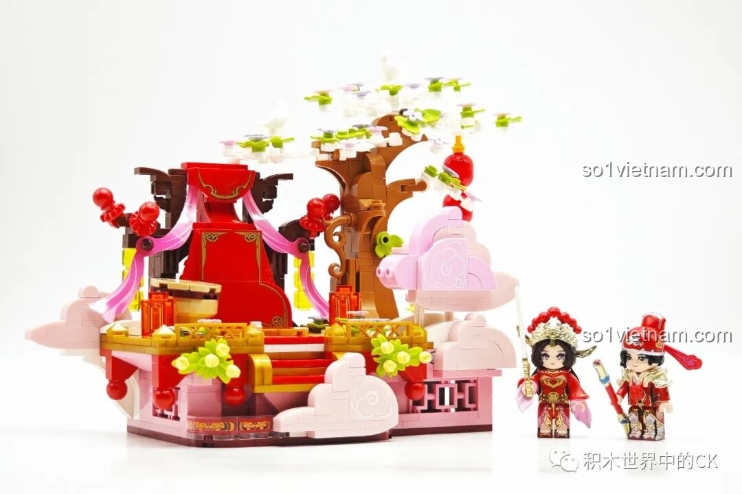 Cận cảnh chi tiết nhân vật Tôn Ngộ Không trong bộ Keeppley K21105 