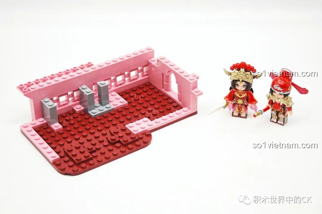 Giai đoạn đầu lắp ráp bộ Keeppley K21105 