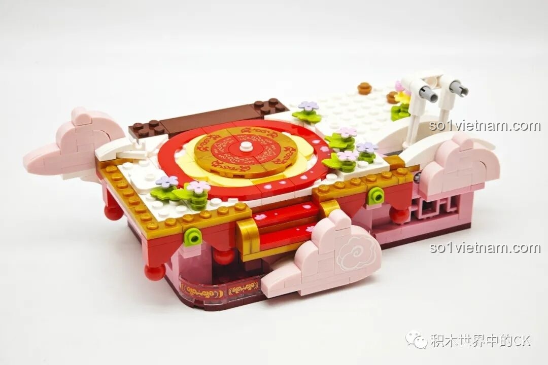 Hoàn thiện phần đế và các chi tiết trang trí của bộ Keeppley K21105 