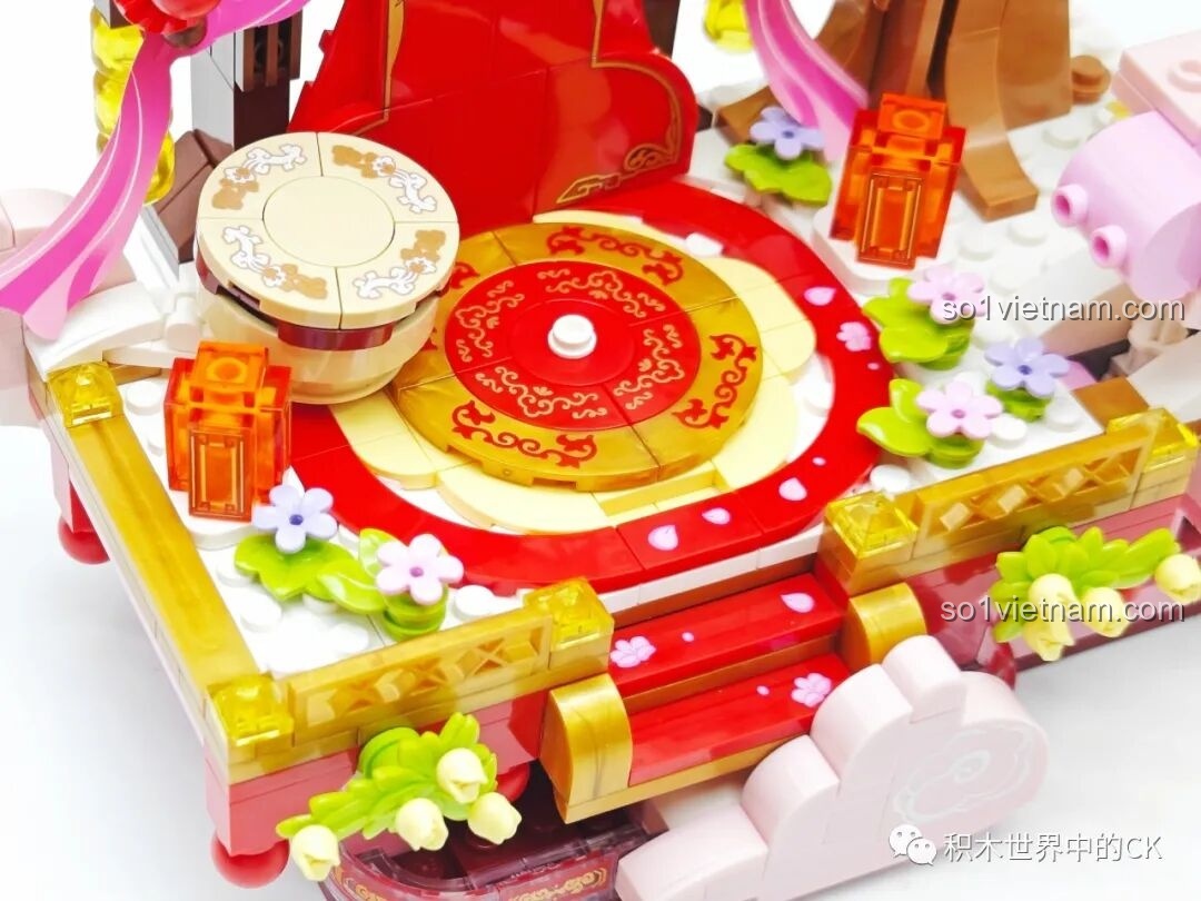 Nhân vật Tôn Ngộ Không cầm Kim Cô Bổng trong bộ Keeppley K21105 